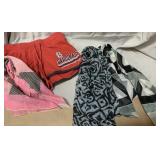 3 scarves and a pair of STL shorts (no size)
