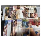 1976 complete year Penthouse Magazines