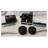 Vintage Polaroid One-Step camera, 2 lenses & more