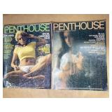 1975 Penthouse Magazines