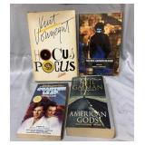 Hardback Kurt Vonnegut & 3 sci fi paperback books