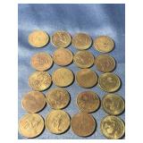 RARE vintage Erotic Adult Zodiac tokens