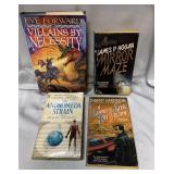 Vintage hardback & paperback sci-fi & more books