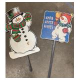 CUTE 34" Christmas yard signs