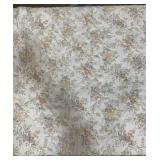 72x62 quilt-1 side floral, 1 side purple