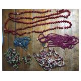 RARE antique glass Christmas garlands Japan