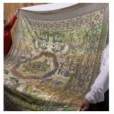 BEAUTIFUL 104x98 throw/bed cover tapestry.