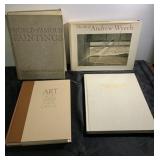 Vintage hardback books on art and art history