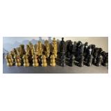 Vintage Big plastic chess pieces