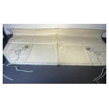 1927 embroidered card table cover