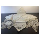 Vintage "HOT BISCUITS" embroidered & round