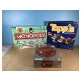 Monopoly, Toppie & Bunco Party games