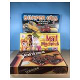 Games- Casino Yahtzee, Bumper Cars & Mall Madness