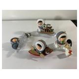 4 Hallmark Eskimo ornaments