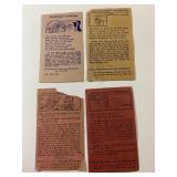Antique Fortune Teller Booth fortune cards