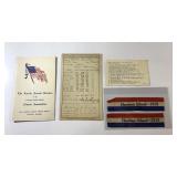 Antique School ephemera