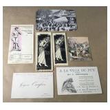Antique French ephemera