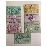 Vintage 3-D Plastic Novelty postcards