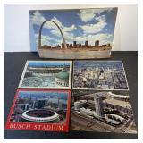 5 Vintage St. Louis Postcards