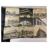 Vintage 9x7 super postcards of St. Louis