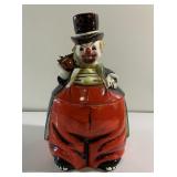 Vintage Red Skelton hobo cookie jar. Little nicks