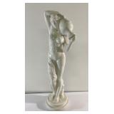 Vintage Nude Lady with Jug 16" tall piece