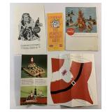 4 vintage Coca Cola advertisements