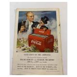 Antique Charlie McCarlty Edger Bergen Coca Cola ad