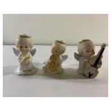 3" tall Enesco porcelain angels