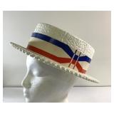 Vintage styrofoam political hat-display head not