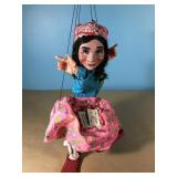 Vintage Fortune Teller Marionette Doll