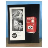 Neat vintage scrapbook with Coca Cola & more ads