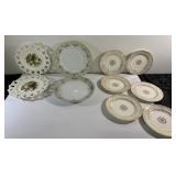 6 Vanity Fair plates. 2 Bavaria and 2 fruit