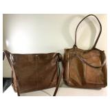 2 cute brown purses