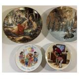 4 decorative plates