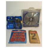 NEW sawblades, drill bits, address numbers & more