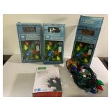 3 boxes 25 count LED light dry and 50 warm white