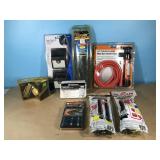 NEW Solar Powered LED lights, Trailer Connector,