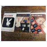 1956 Playboy Magazines