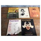 1960 Playboy Magazines