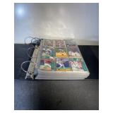Binder of MLB Trading Cards