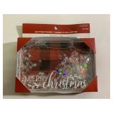 NEW Christmas 4x6 glitter frame