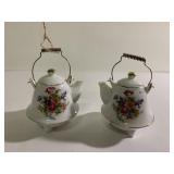 3-1/2" tall kettle salt and pepper