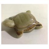 3" long polished stone turtle