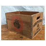 Adolph Coors wooden Crate