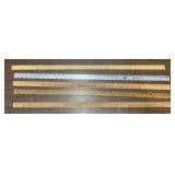 Vintage advertsing and more yardsticks