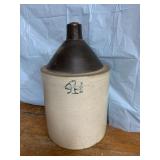 RARE "4 1/2" moonshine crock jub with cork