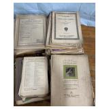 Large Lot of antique sheet music
