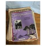 Lot of antique sheet music