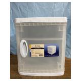 Modular stacking cabinet with adjustable shelf